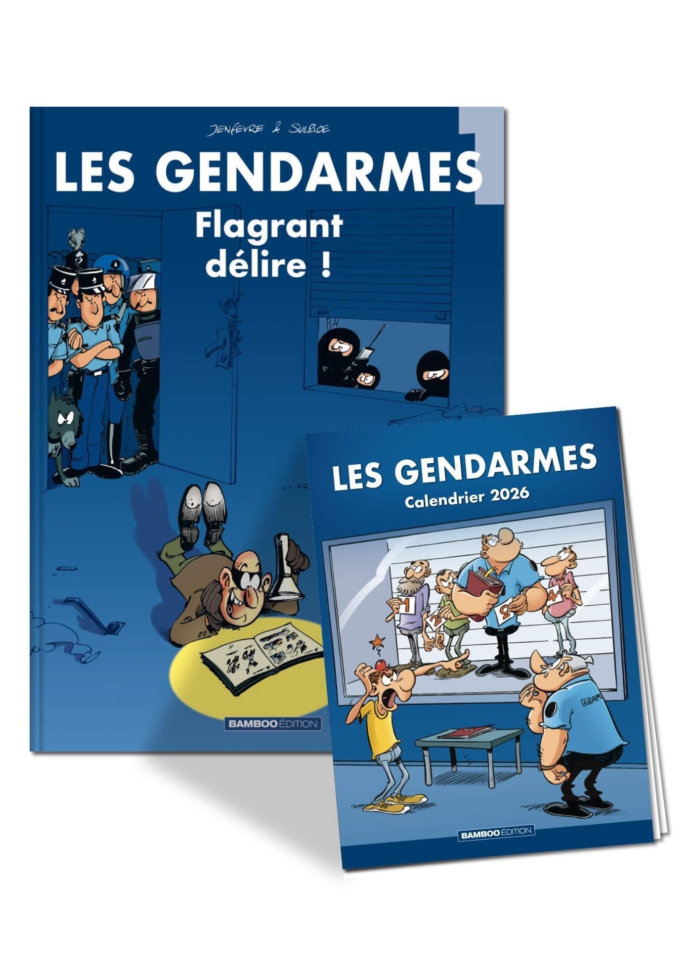 Flagrant délire ! - Série Gendarmes (Les) par Olivier Sulpice et Henri Jenfèvre - Couverture