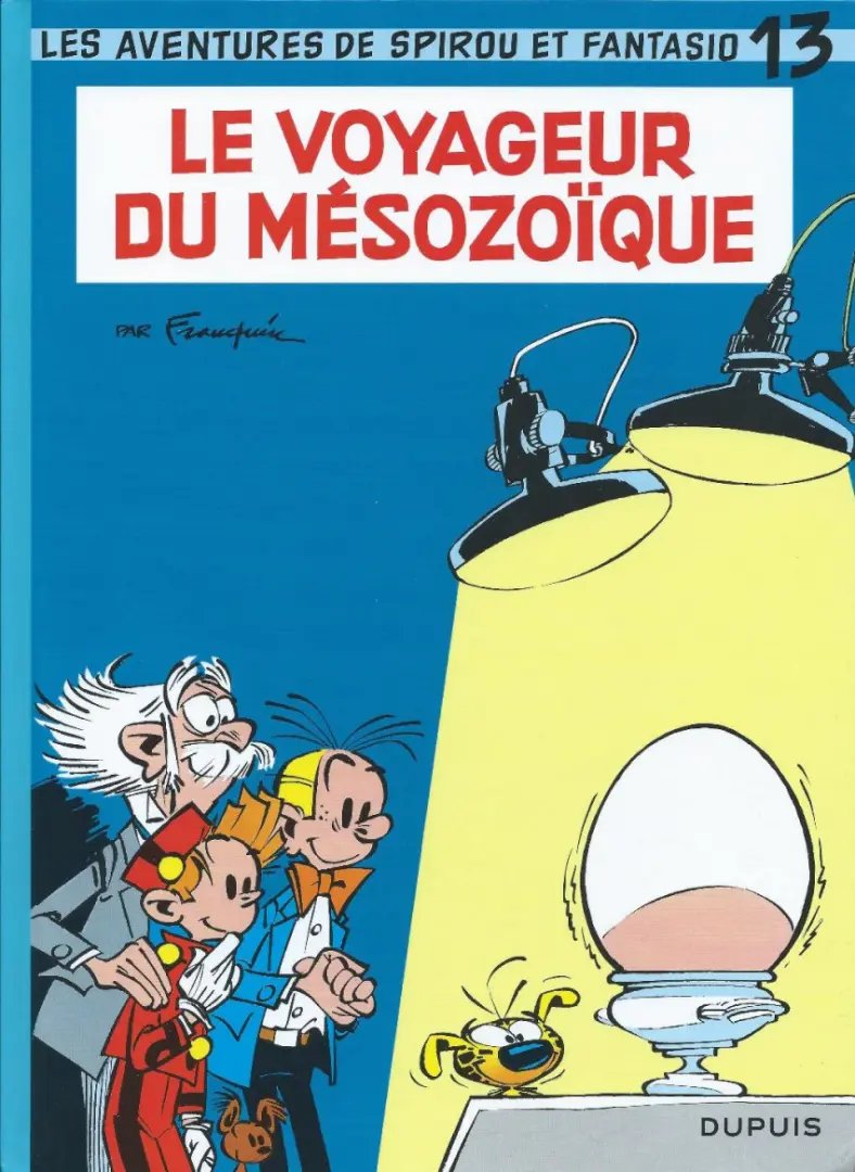 Voyageur du mésozoïque (Le) - Série Spirou et Fantasio par Michel Greg, André Franquin et Jidéhem - Couverture