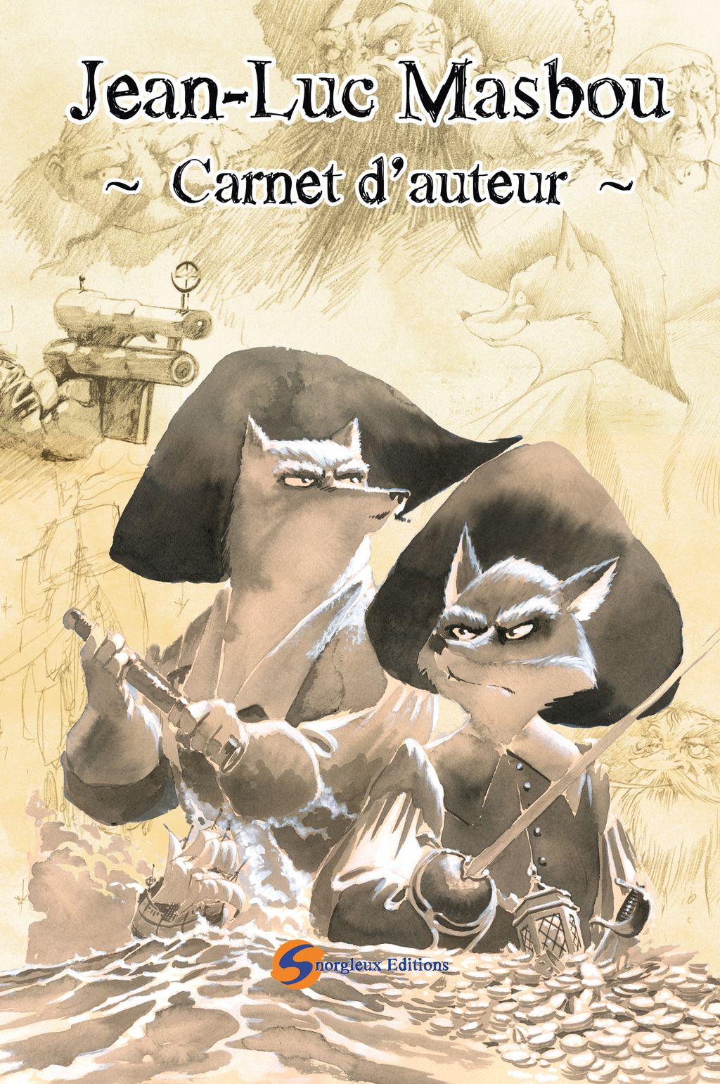 Carnet d'auteur - Jean-Luc Masbou - Série Carnet d'auteur - Jean-Luc Masbou par Jean-Luc Masbou - Couverture