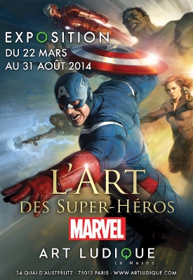 L'exposition "L'Art des Super Héros Marvel" prolongée jusqu'au 7 septembre 2014