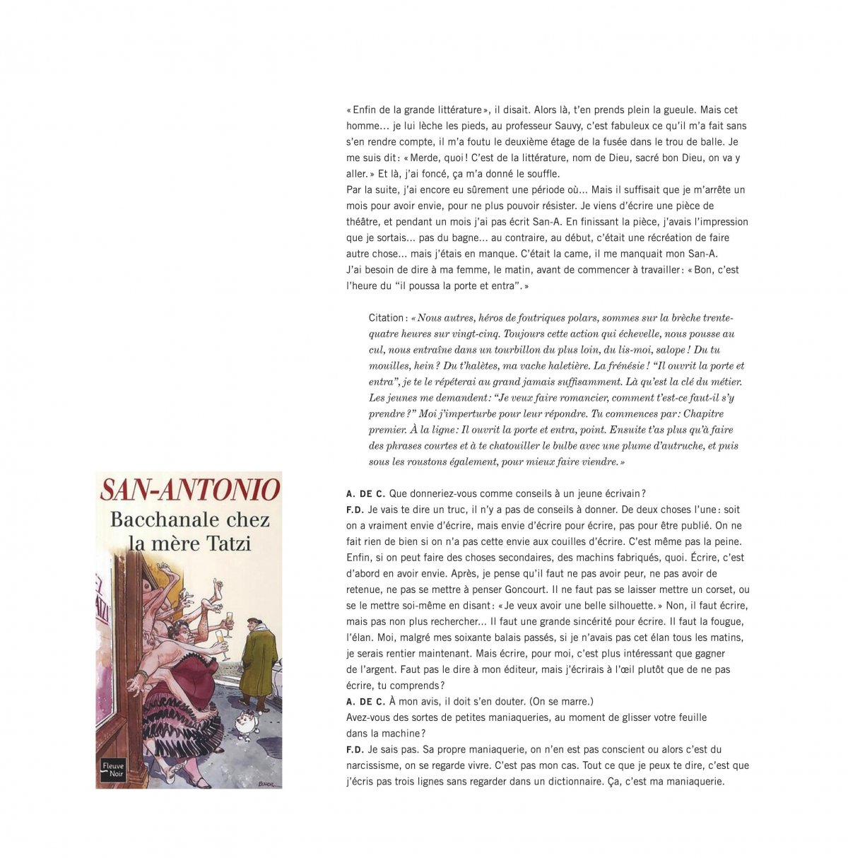 San-Antonio - Extrait 1