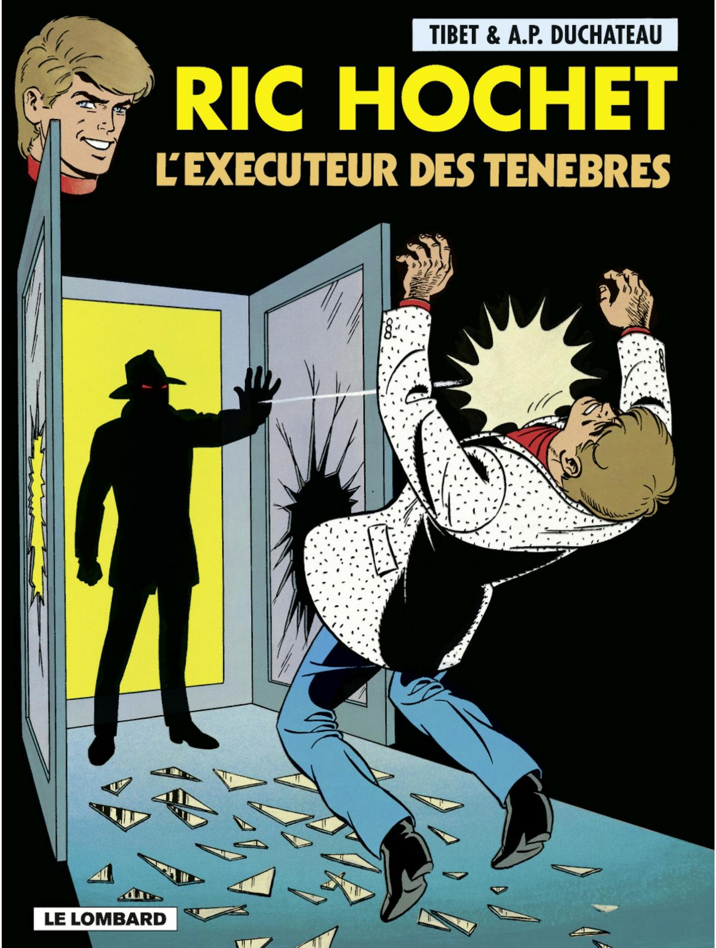 Exécuteur des ténèbres (L') - Série Ric Hochet par André-Paul Duchâteau / Michel Vasseur et Tibet - Couverture