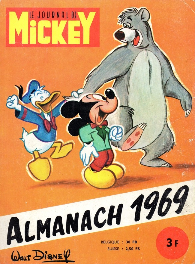 Almanach du Journal de Mickey Année 1969