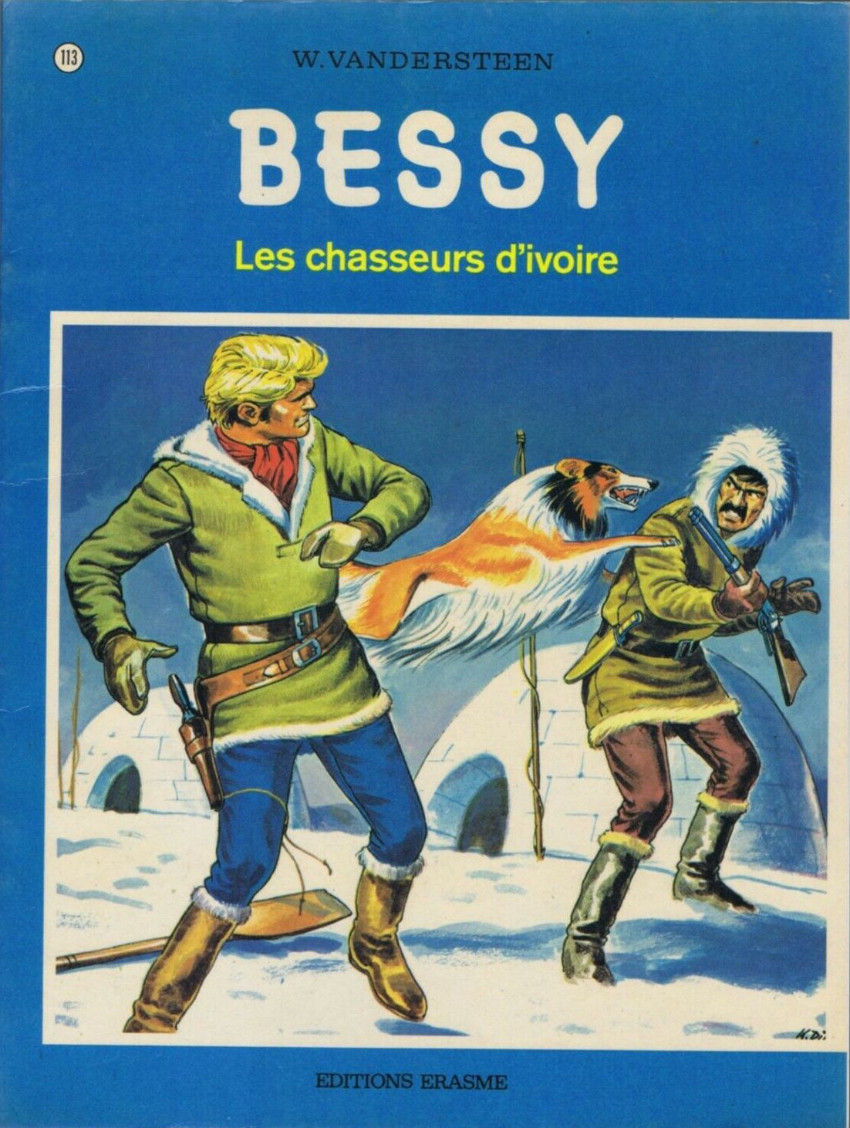 Les chasseurs d'ivoire - Série Bessy par Willy Vandersteen - Couverture
