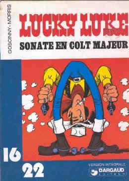 Sonate en colt majeur - Série Lucky Luke par Morris et René Goscinny - Couverture