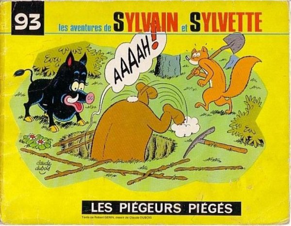Piégeurs piégés (Les) - Série Sylvain et Sylvette par Robert Génin et Claude Dubois - Couverture
