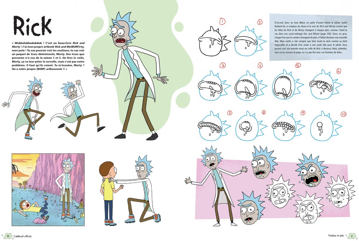 Rick & Morty - Artbook officiel - Extrait 1