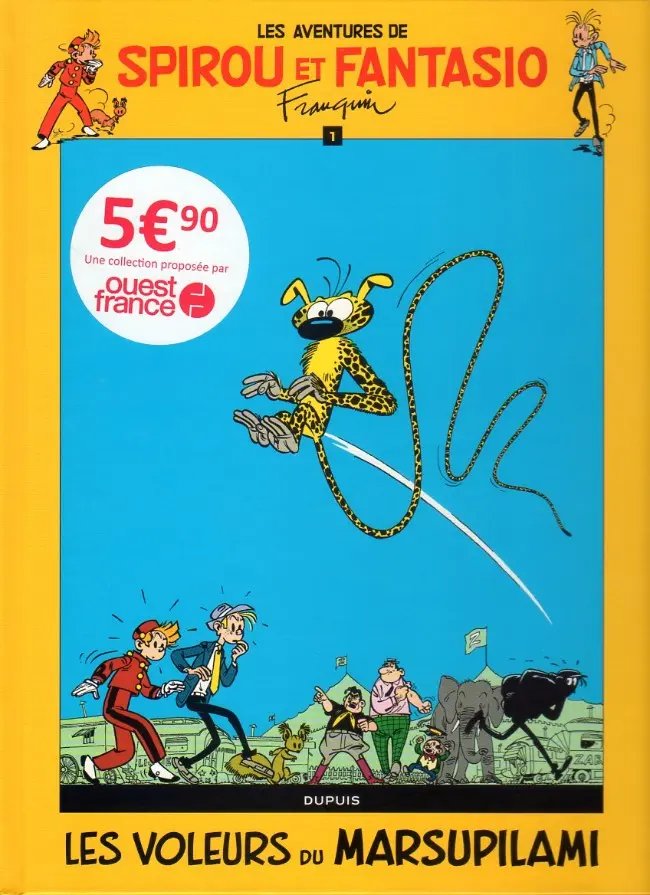Voleurs du Marsupilami (Les) - Série Spirou et Fantasio - 9782800166551