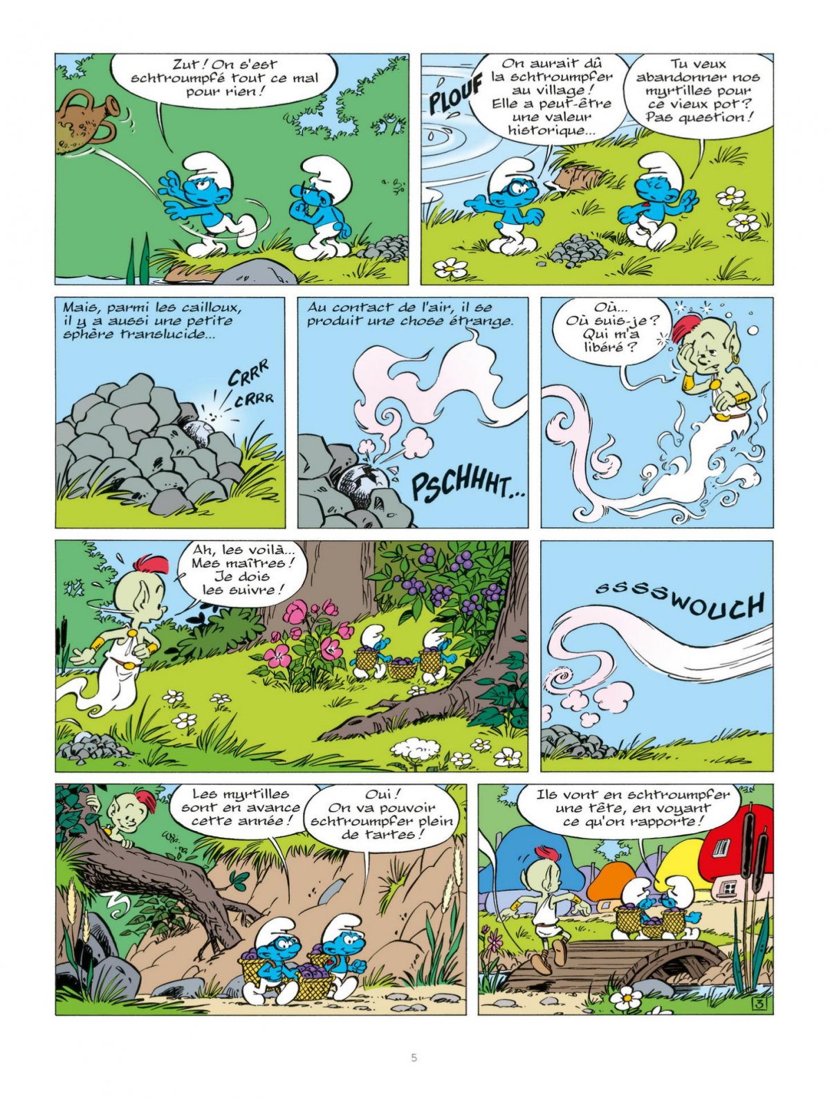 Schtroumpfs et le demi-génie (Les) - Extrait 1