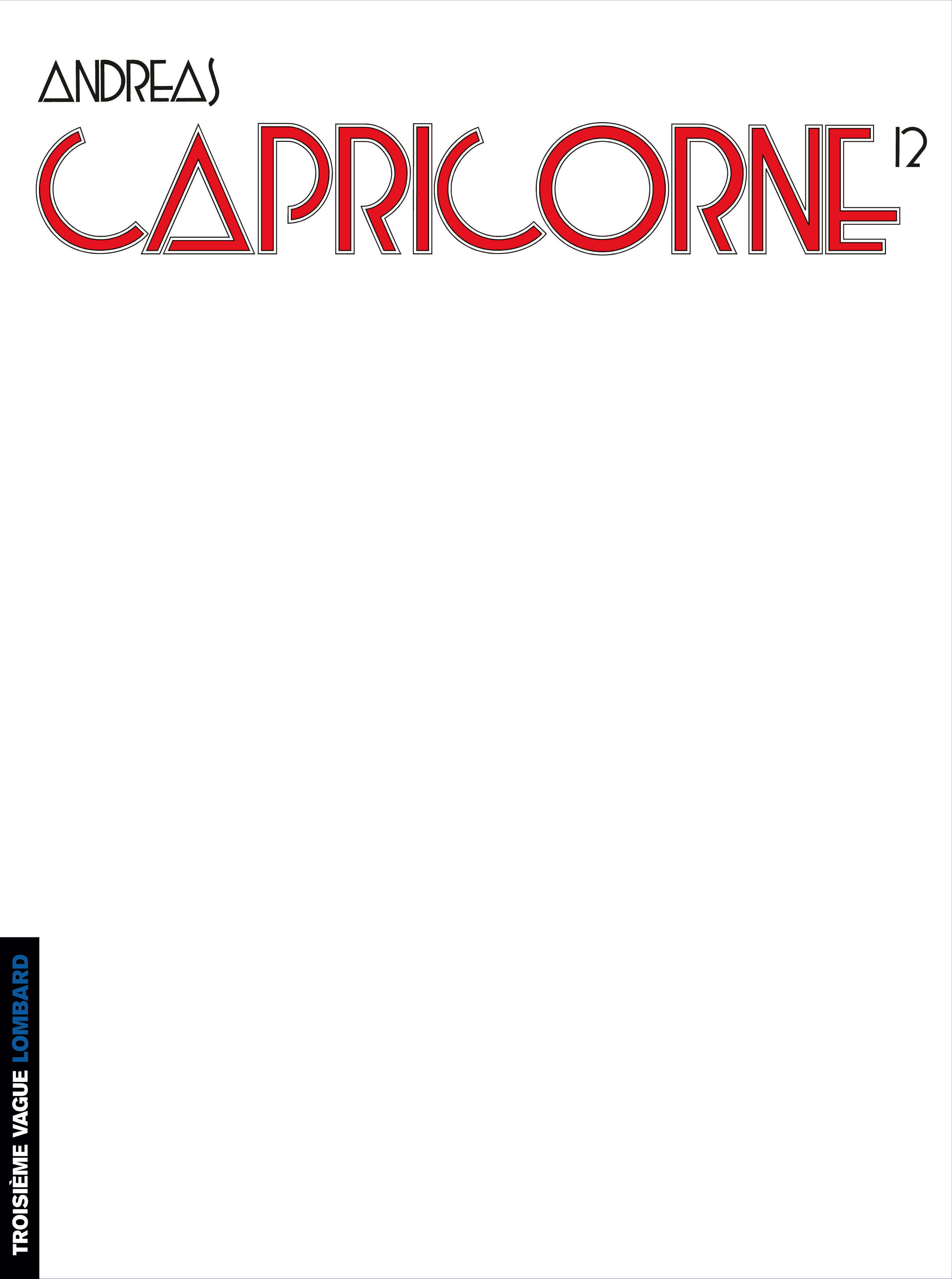 Capricorne 12 - Série Capricorne par Andreas - Couverture