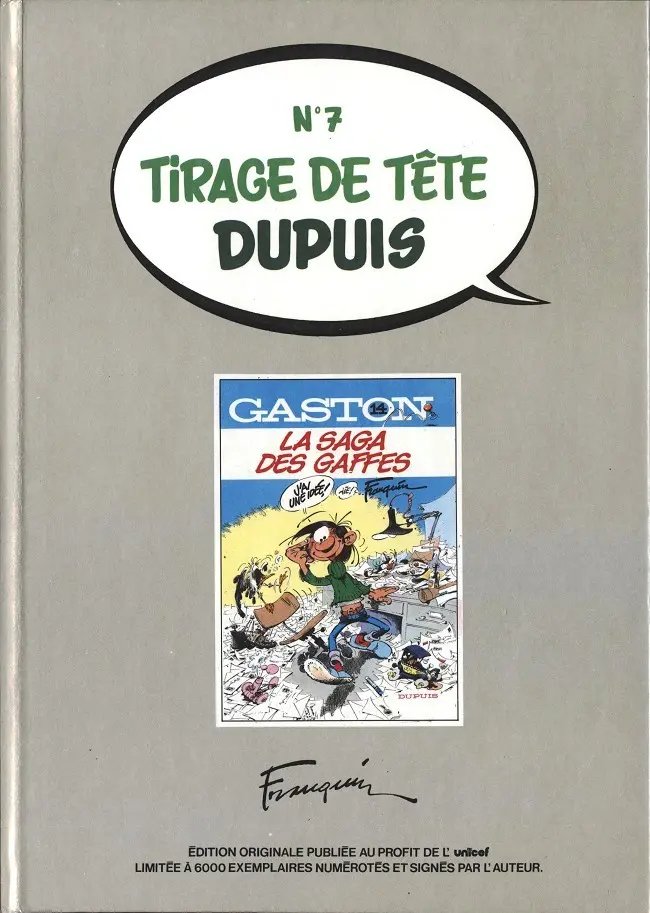 Saga des gaffes (La) - Série Gaston (série classique) - 9782800108049