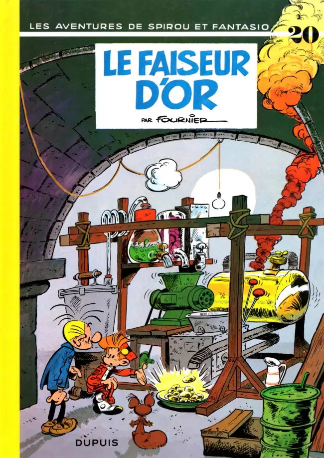 Faiseur d'or (Le) - Série Spirou et Fantasio par Jean-Claude Fournier - Couverture