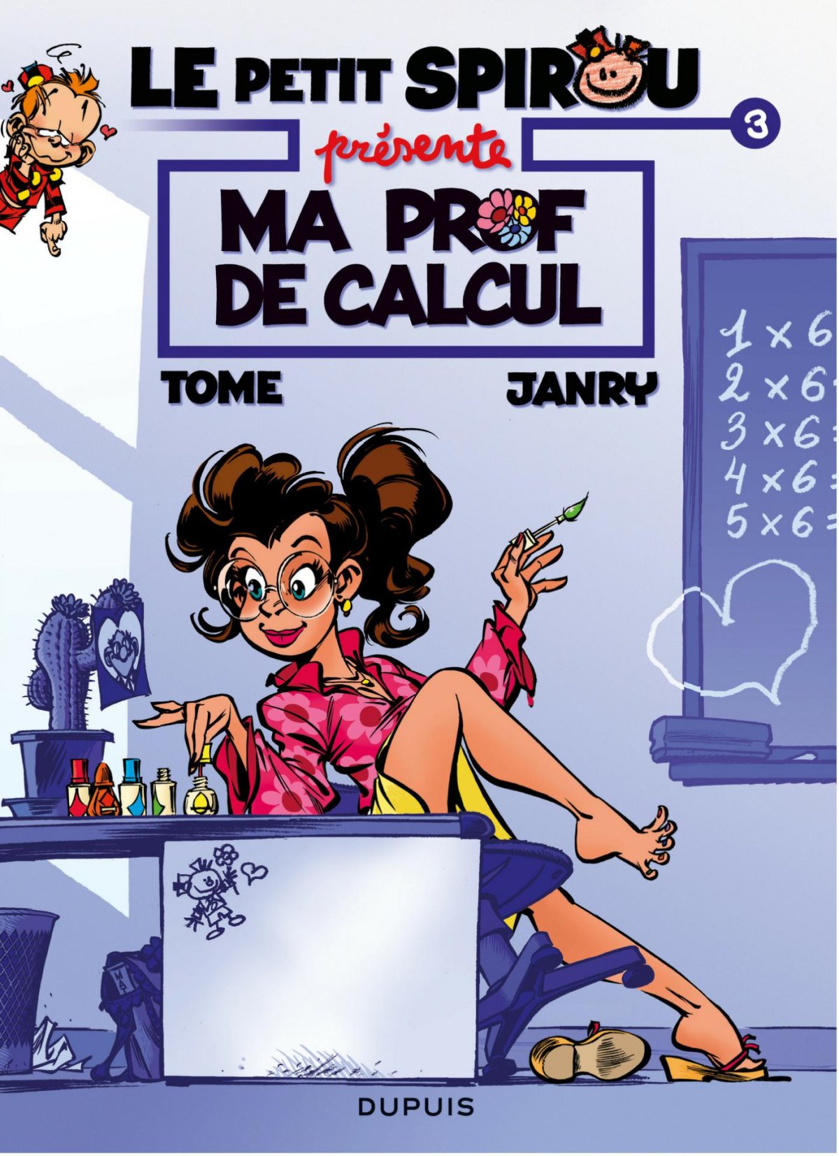 Prof de calcul (Ma) - Série Petit Spirou Présente... (Le) par Tome et Janry - Couverture