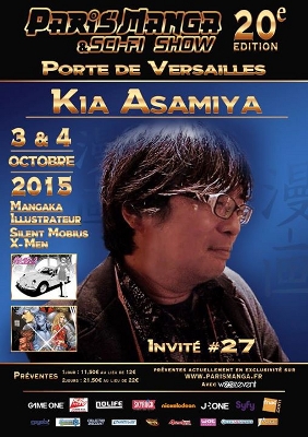 Kia Asamiya invité du 20ème Paris Manga & Sci-Fi Show