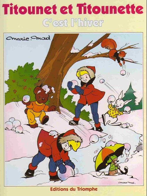 C'est l'hiver - Série Titounet et Titounette par Marie-Mad Bourdin - Couverture