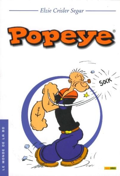 Popeye - Série Monde de la BD (Le) par E. C. Segar - Couverture
