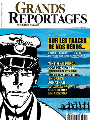Le magazine Grands Reportages part sur les traces des héros de bande dessinée