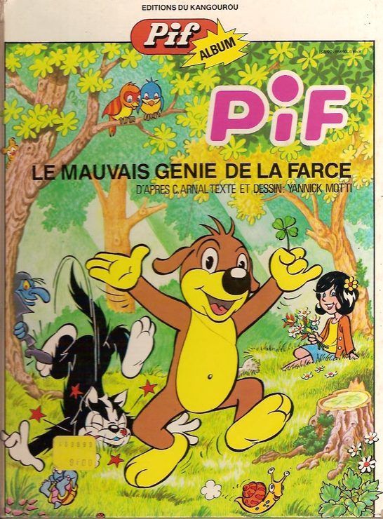 Mauvais génie de la farce (Le) - Série Pif le chien par Michel Motti et Yannick - Couverture