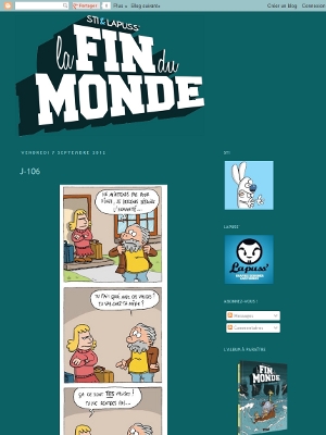 Un blog teaser pour La Fin du Monde