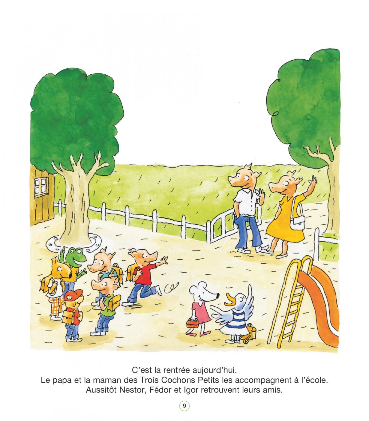 Trois cochons petits et les loups (Les) - Extrait 1