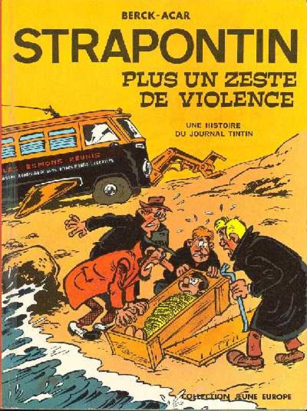 Plus un zeste de violence - Série Strapontin par René Goscinny et Berck - Couverture