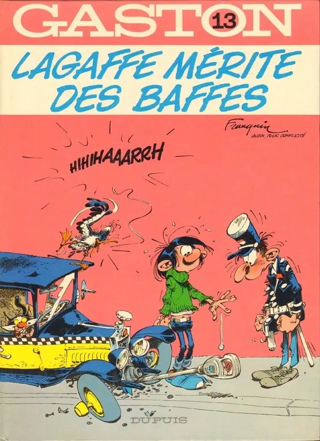 Lagaffe mérite des baffes - Série Gaston (série classique) - 9782800106588
