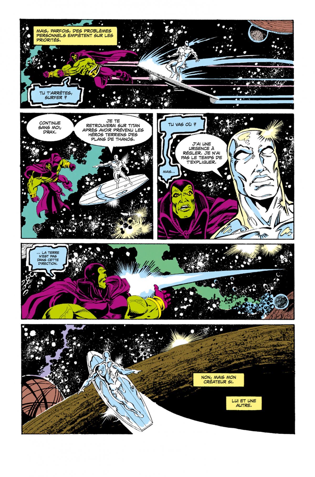 Thanos vs SIlver Surfer - Des Secrets bien gardés - Extrait 1