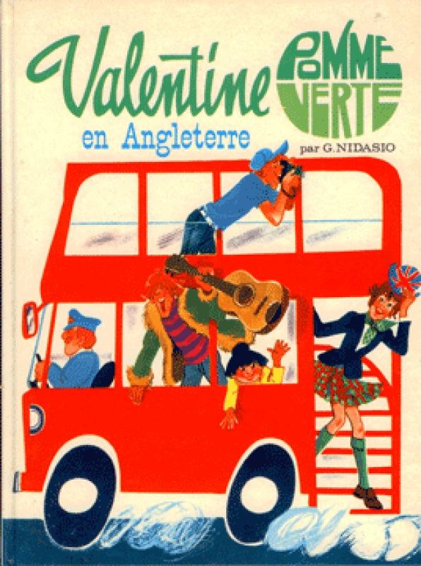 Valentine en Angleterre - Série Valentine Pomme verte par Grazia Nidasio - Couverture