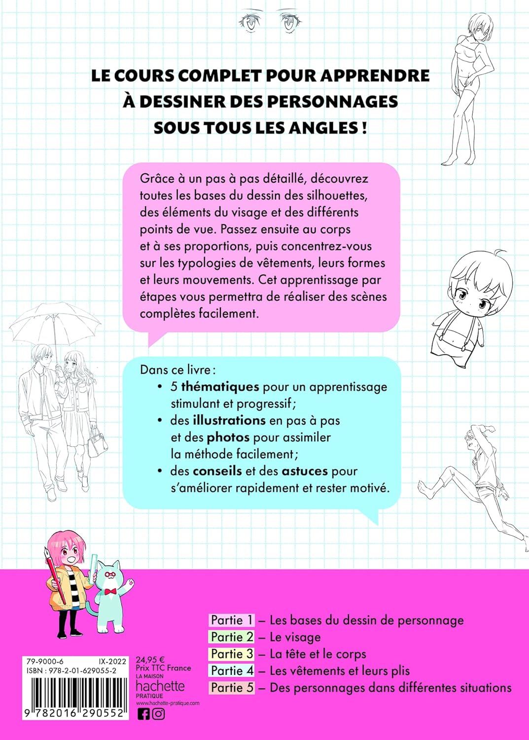 Dessiner les personnages de manga en 360 - Extrait 1