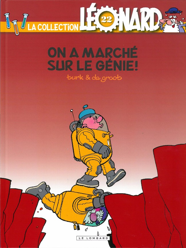 On a marché sur le génie ! - Série Léonard par Bob de Groot et Turk - Couverture