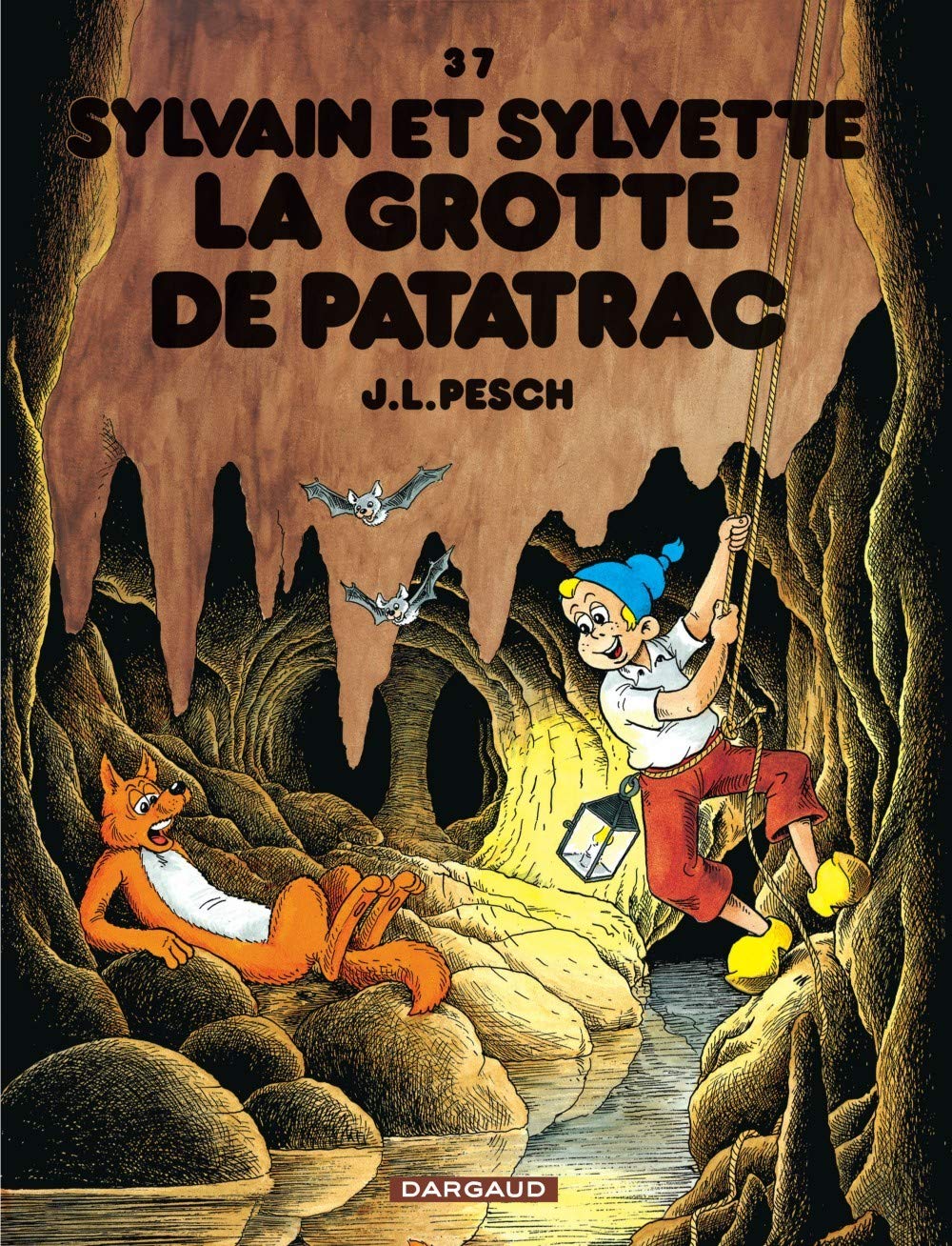 Grotte de Patatrac (La) - Série Sylvain et Sylvette par Jean-Louis Pesch - Couverture