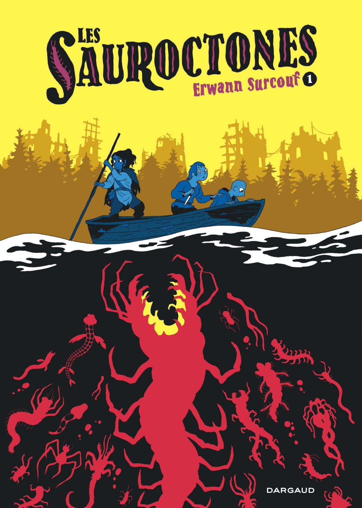 Sauroctones (Les) 1 - Série Sauroctones (Les) par Erwann Surcouf - Couverture