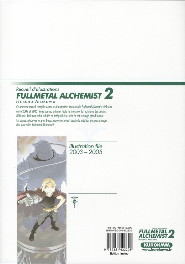 Fullmetal Alchemist - Art book 2 - Extrait 1