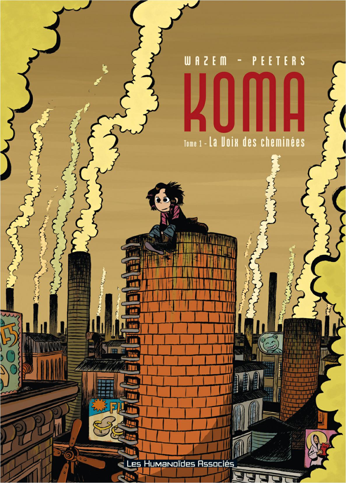Voix des cheminées (La) - Série Koma par Pierre Wazem et Frederik Peeters - Couverture