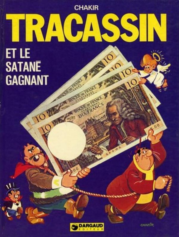 Tracassin et le satané gagnant - Série Tracassin par Jean Chakir - Couverture