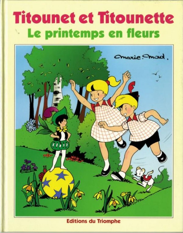 Printemps en fleur (Le) - Série Titounet et Titounette par Marie-Mad Bourdin - Couverture