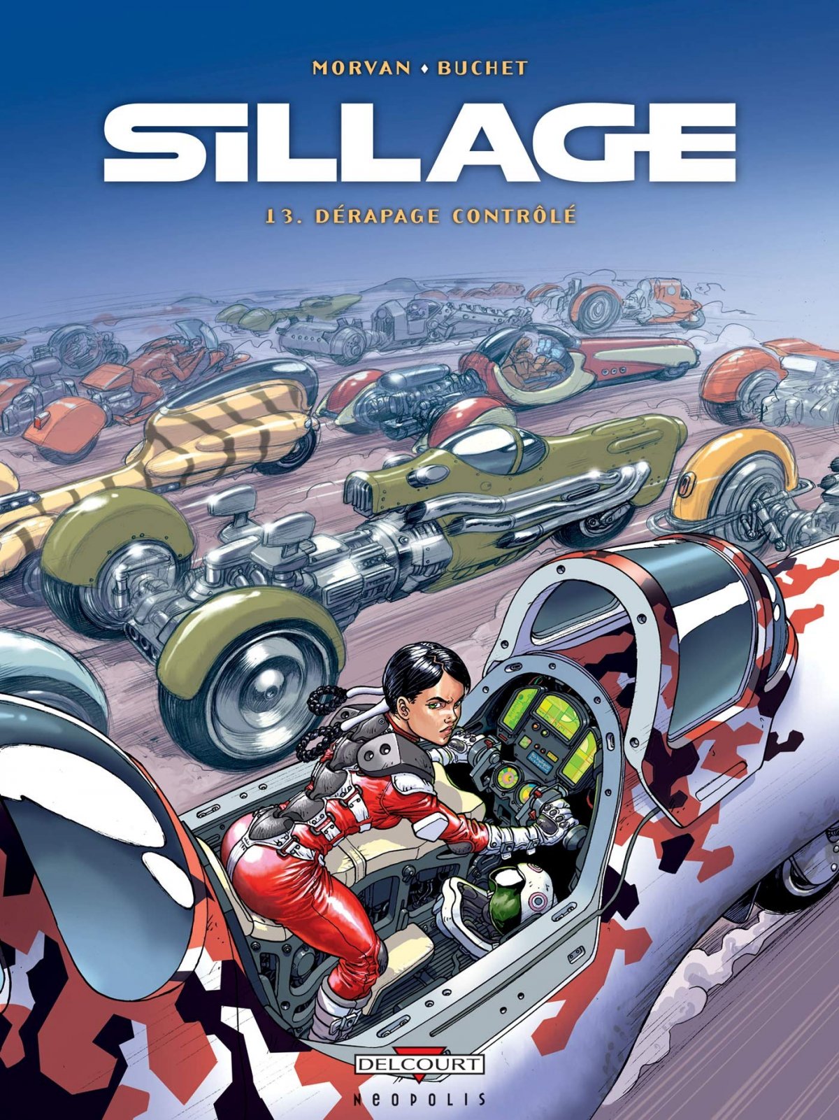 Dérapage contrôlé - Série Sillage par Jean David Morvan et Philippe Buchet - Couverture