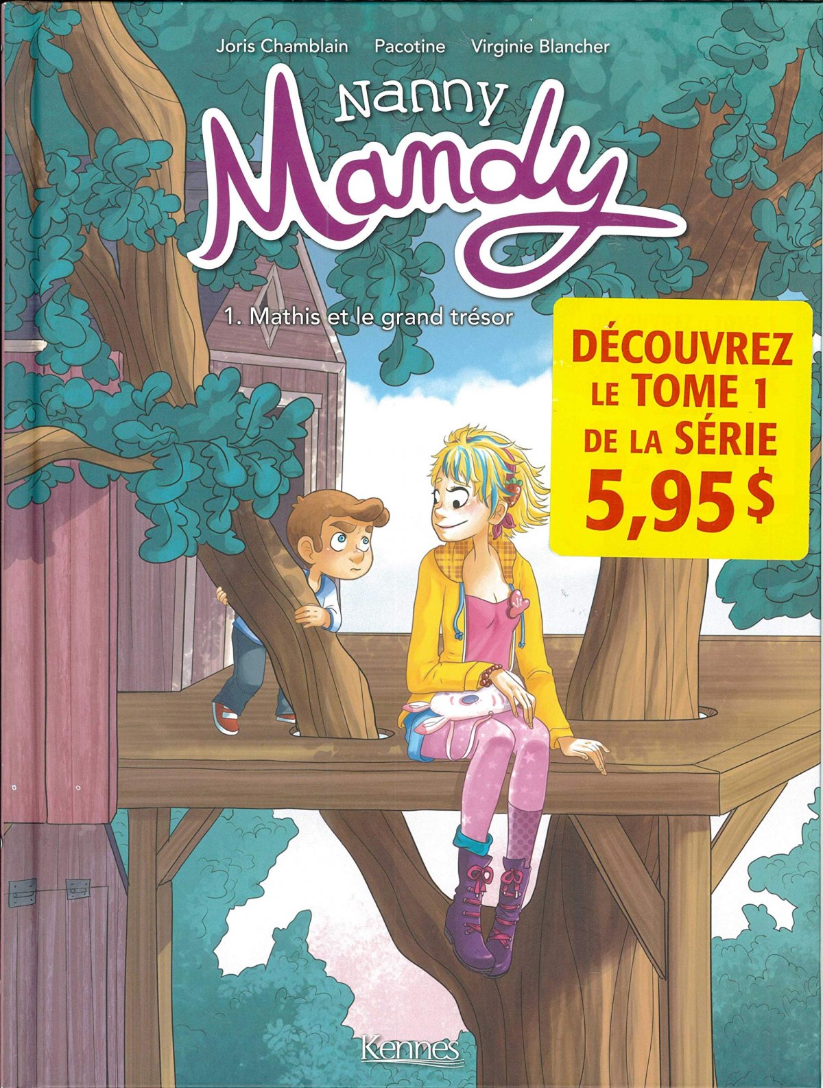 Mathis et le grand trésor - Série Nanny Mandy - 9782875803948