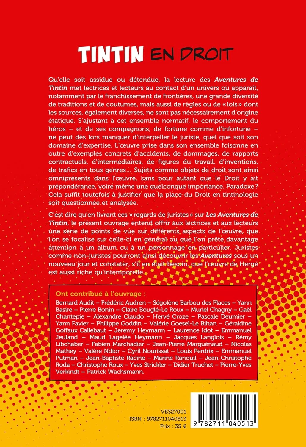 Tintin en droit - Extrait 1