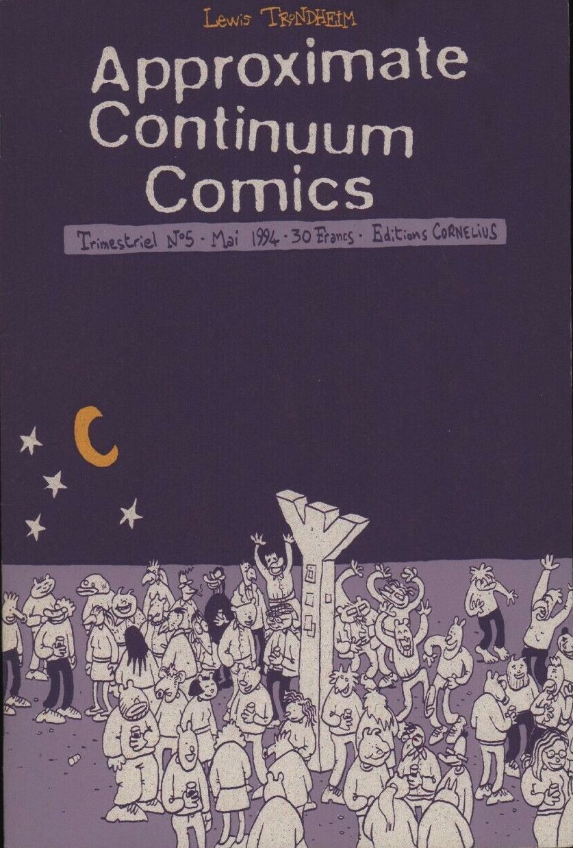 Approximate Continuum Comics 5 - Série Approximate Continuum Comics par Lewis Trondheim - Couverture