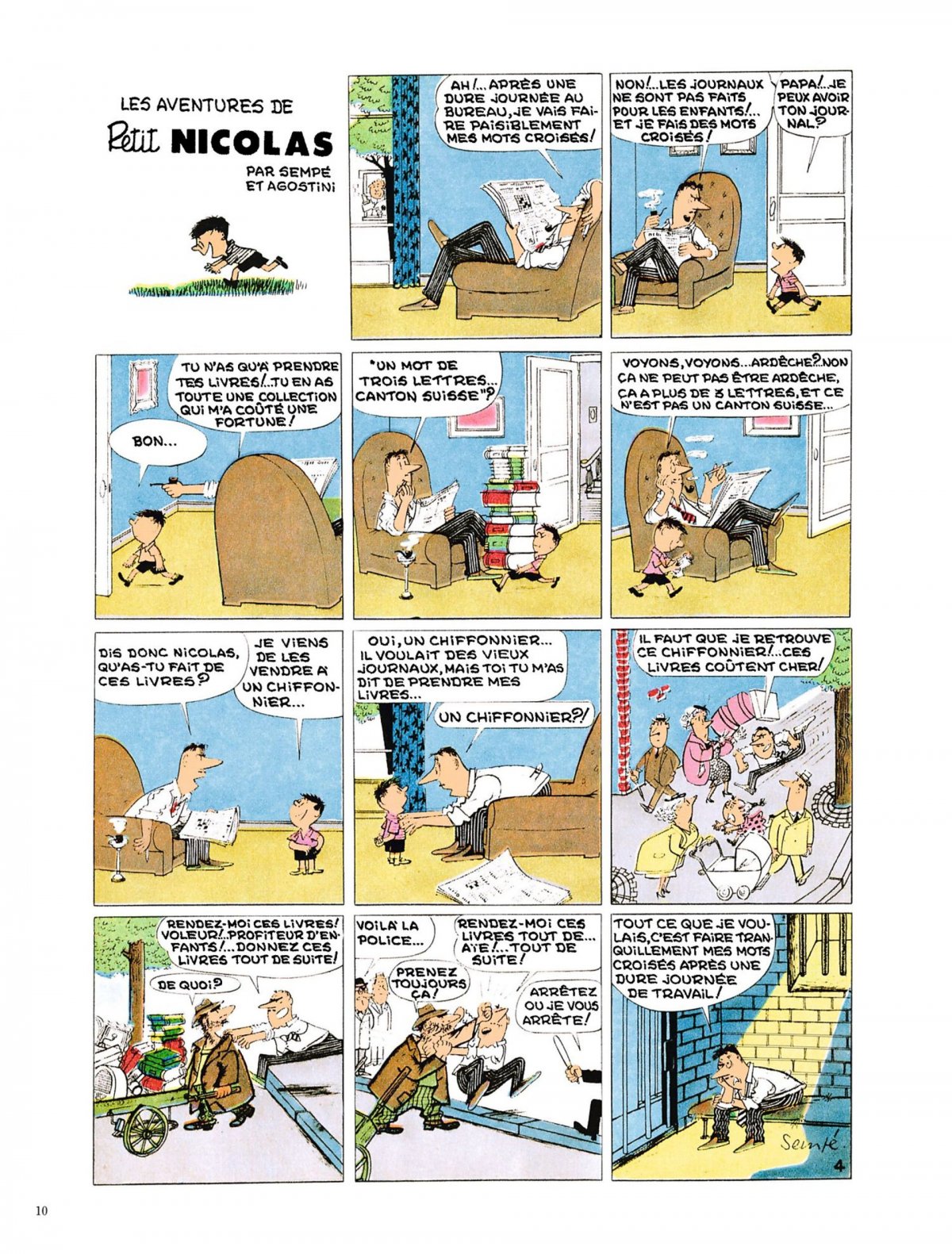 Petit Nicolas (Le) - La bande dessinée originale - Extrait 1