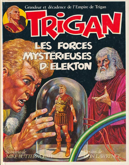 Forces mystérieuses d'Elekton (Les) - Série Empire de Trigan (L') par Mike Butterworth et Don Lawrence - Couverture