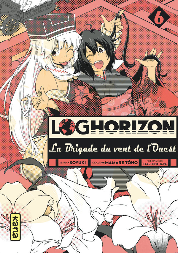 Log Horizon la brigade du vent de l'ouest 6 - Série Log Horizon la brigade du vent de l'ouest par Mamare Tôno et Koyuki - Couverture
