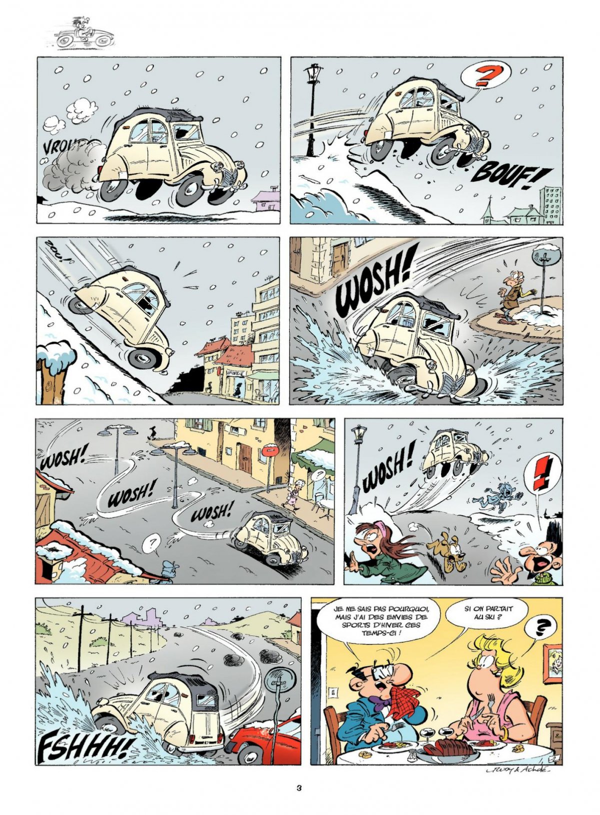 2 chevaux font du ski ! (Les) - Extrait 1