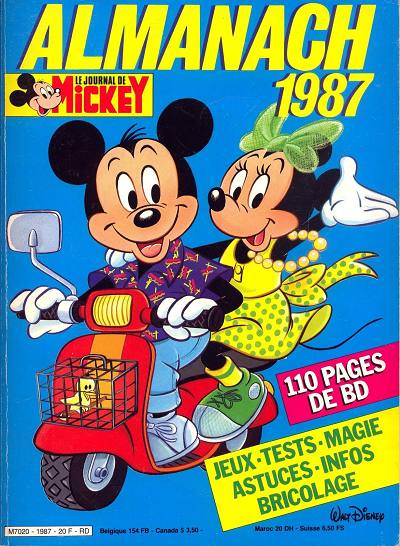 Almanach du Journal de Mickey Année 1987