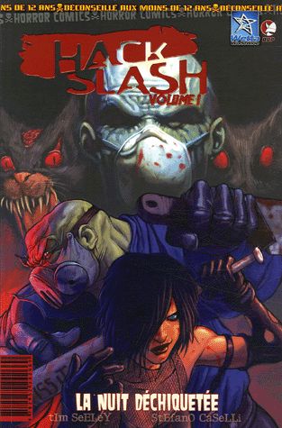 Nuit déchiquetée (La) - Série Hack Slash par Tim Seeley, Sunder Raj, Federica Manfredi et Stefano Caselli - Couverture