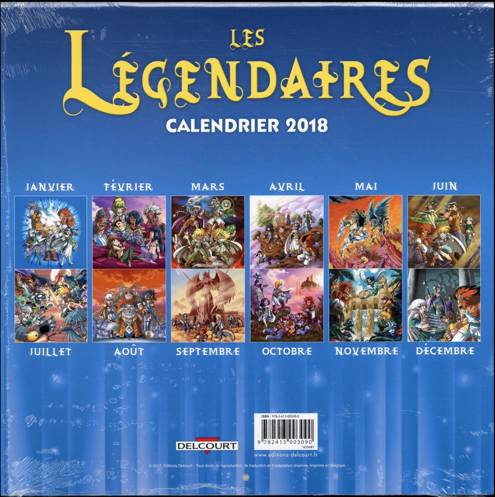 Légendaires (Les) - Calendrier 2018 - Extrait 1