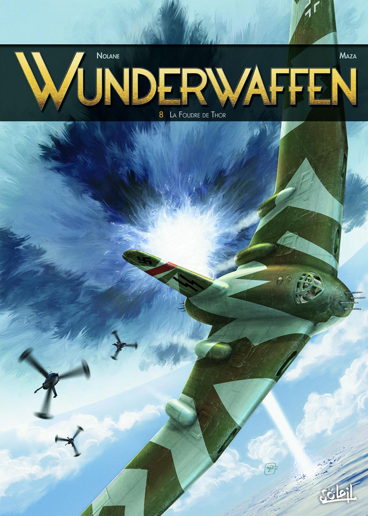 Foudre de Thor (La) - Série Wunderwaffen par Richard Nolane et Maza - Couverture
