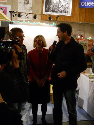 Frédéric Pontarolo, Freddy Nadolny Poustochkine et David Etien distingués au festival Des planches et des Vaches 2012