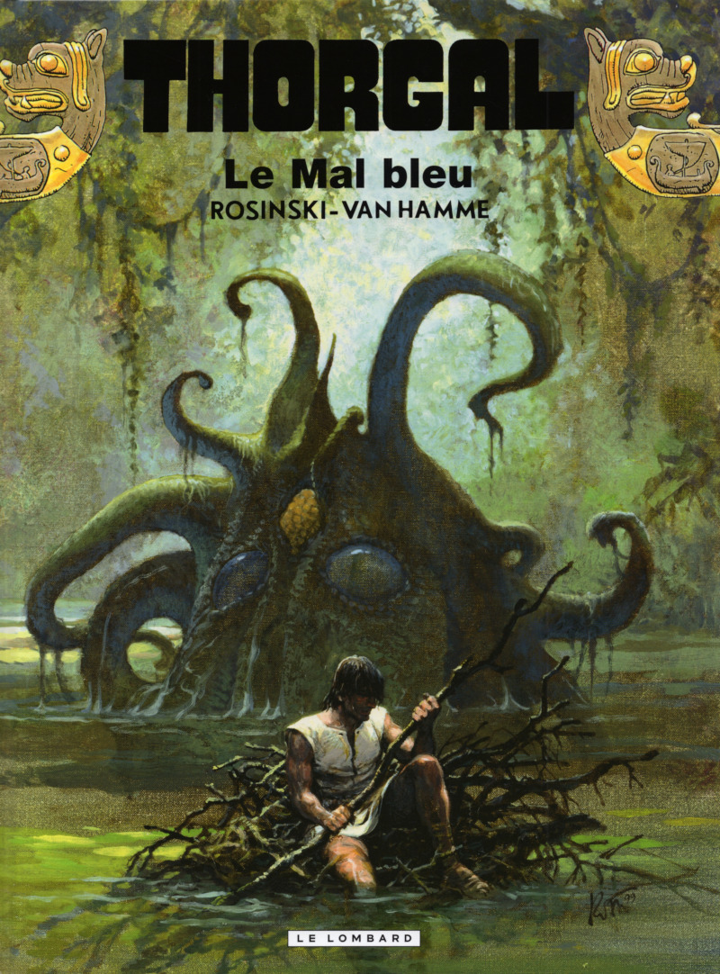 Mal bleu (Le) - Série Thorgal par Jean Van Hamme et Grzegorz Rosinski - Couverture